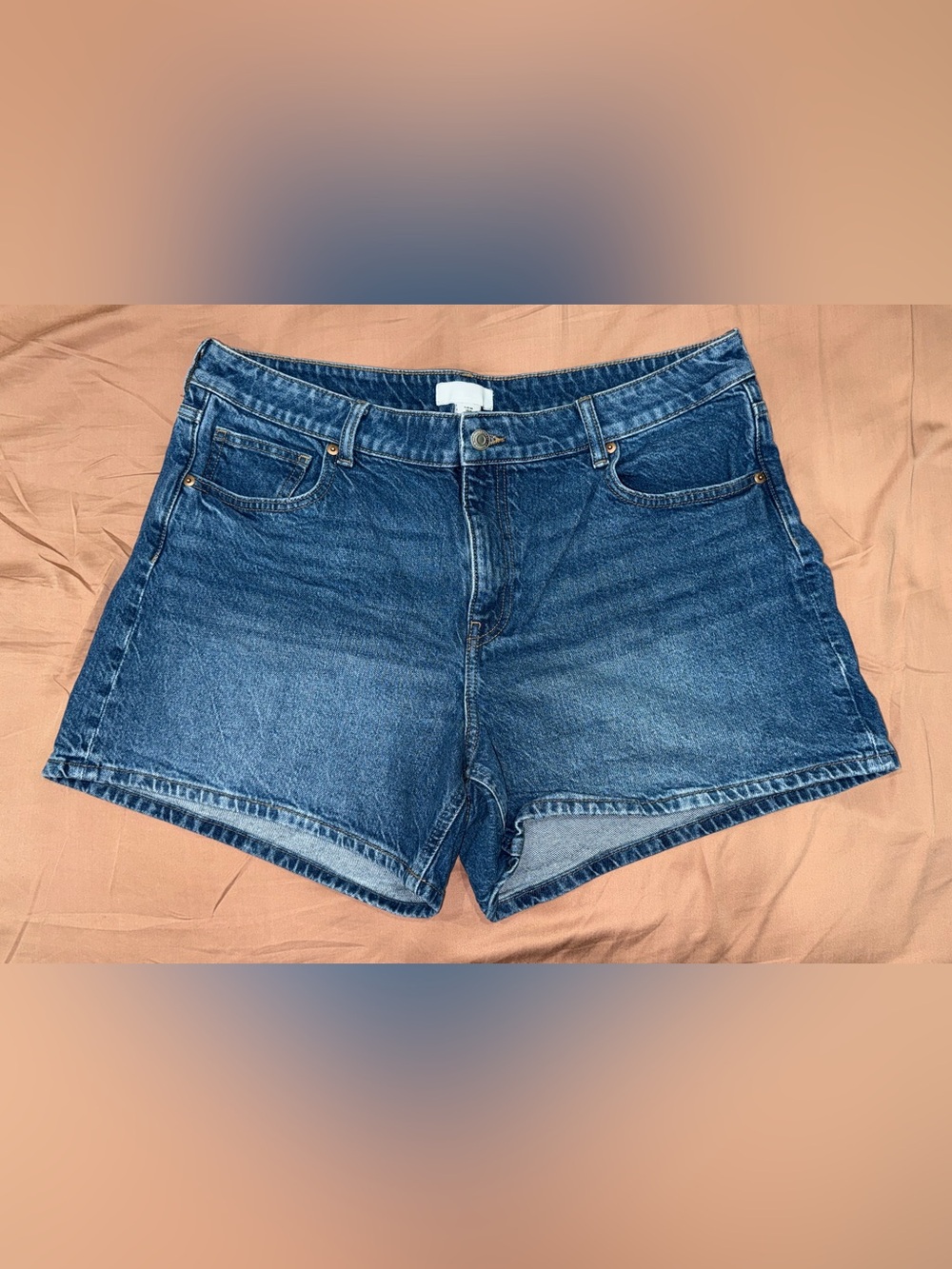 H&M Women’s Blue Denim Shorts - Relaxed Fit